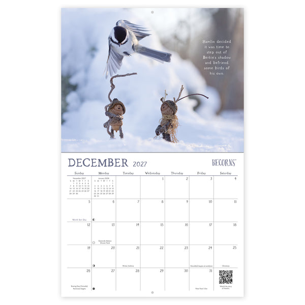 2027 Becorn Calendar - Coming in Late September