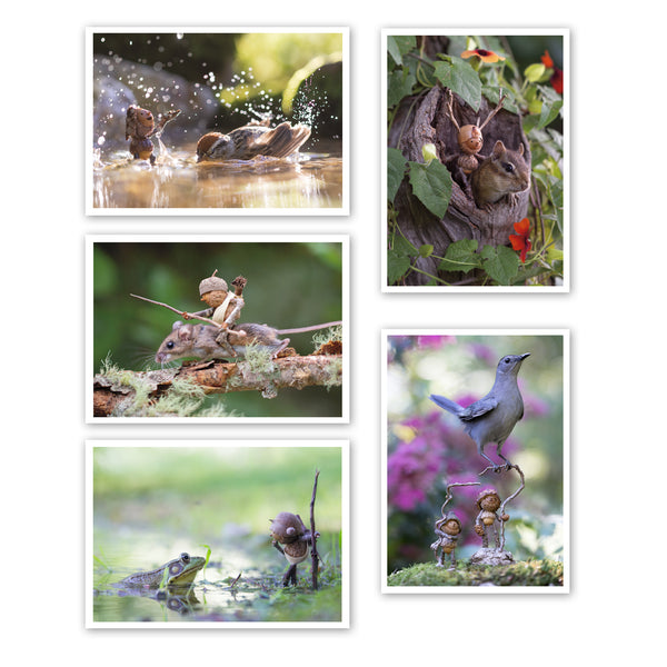 Buddies ~ Pack of Five Note Cards