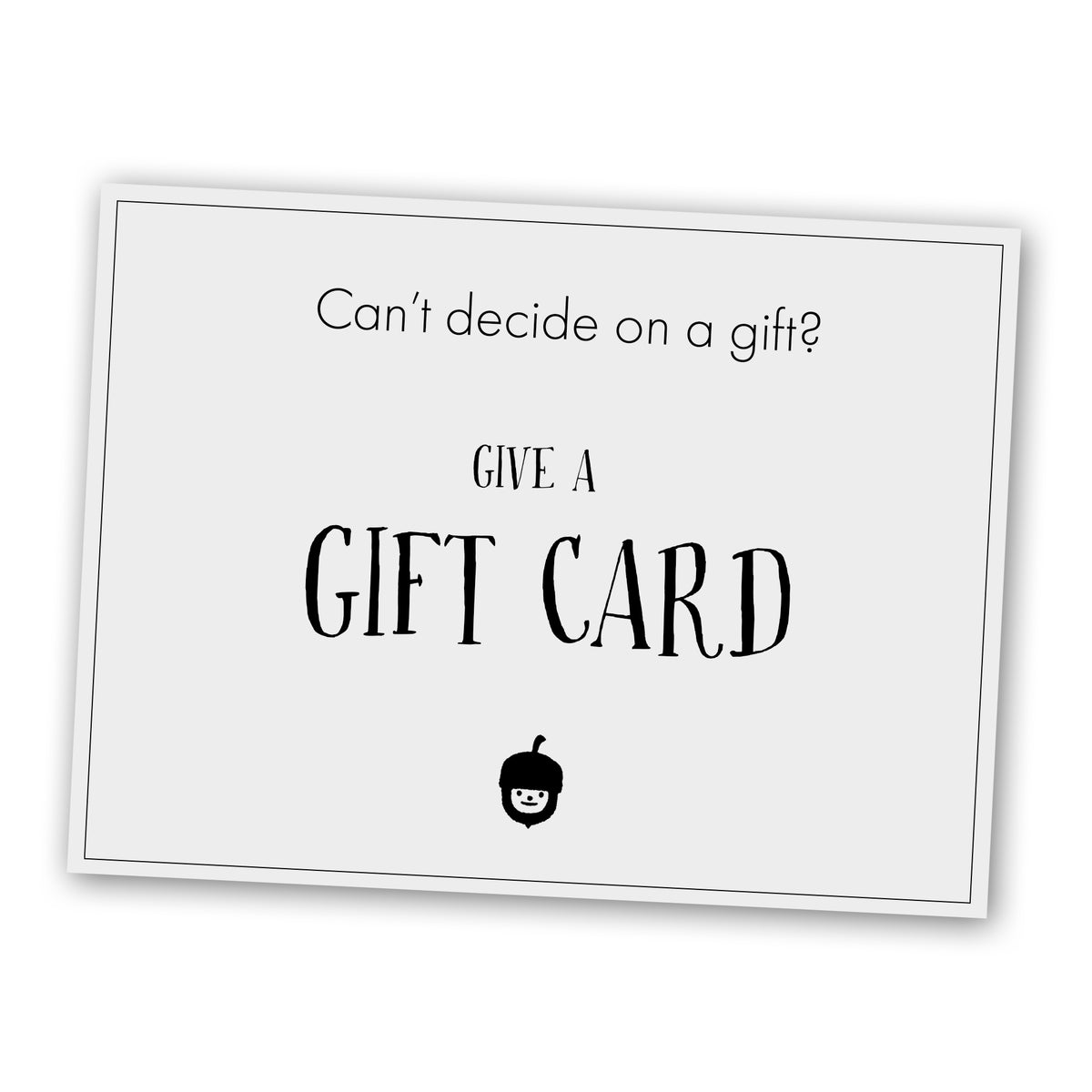 Becorns Wall Art Gift Card