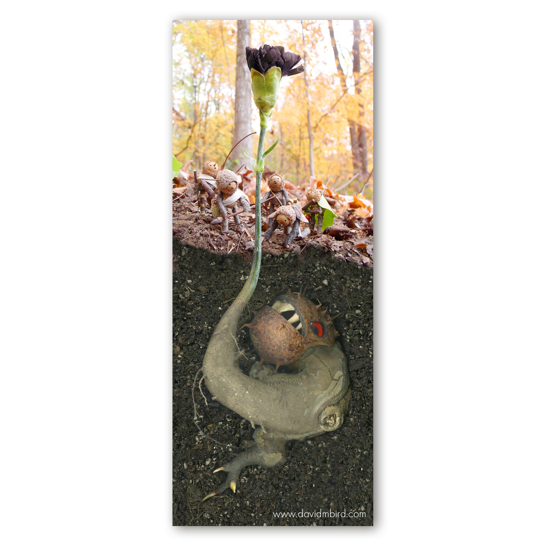 flower monsters Monster Flower Print – David M Bird